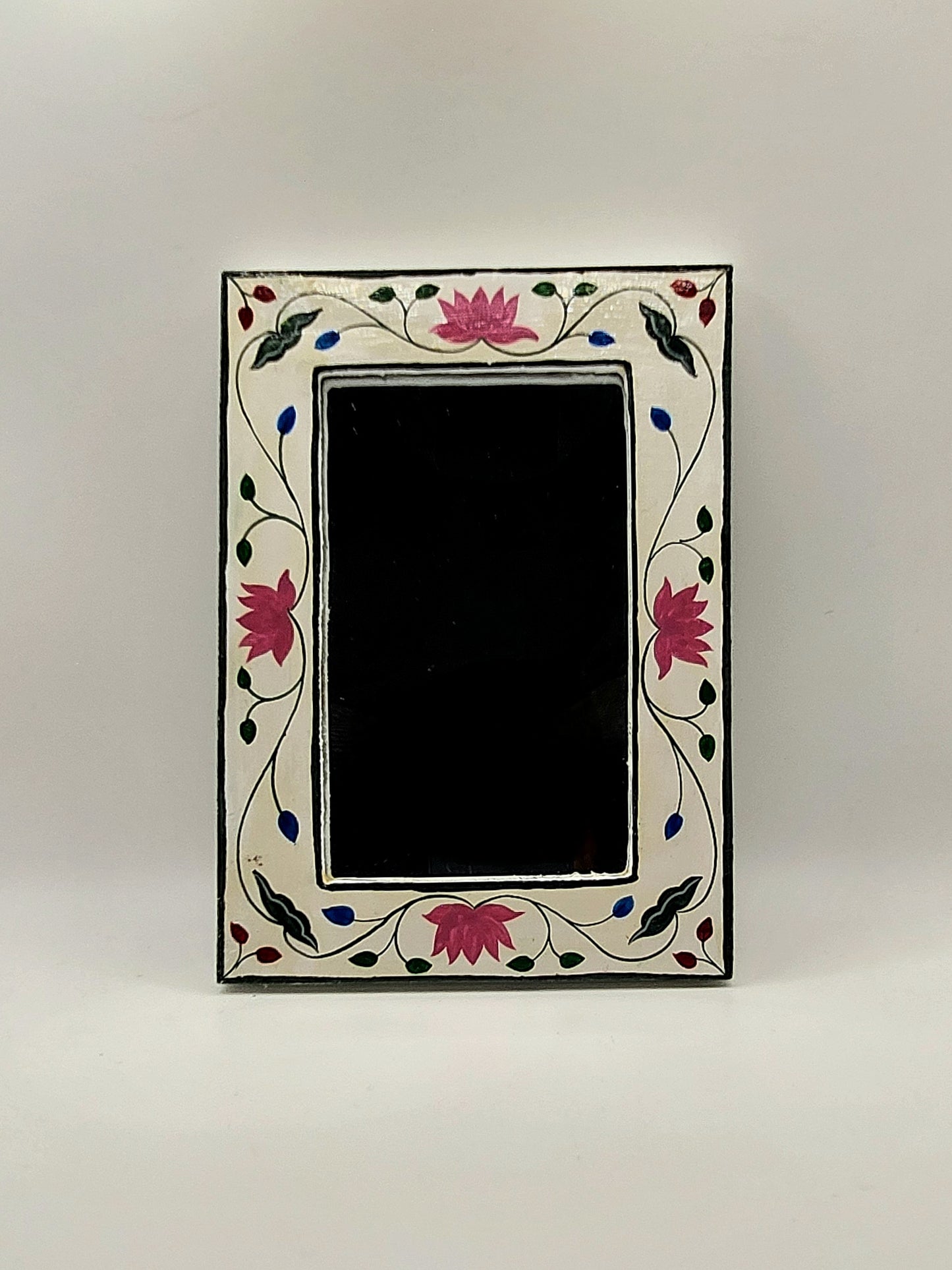 Beautiful Floral Hand-Painted Frame