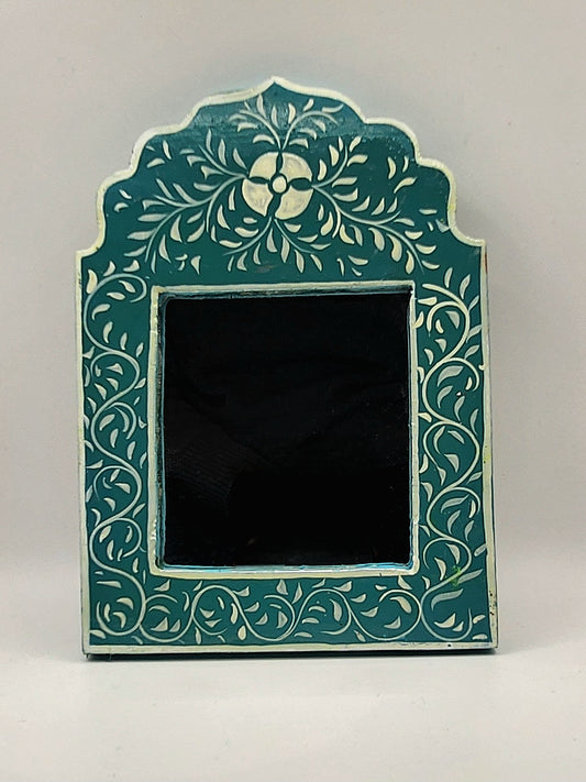 Teal Floral Delight Frame