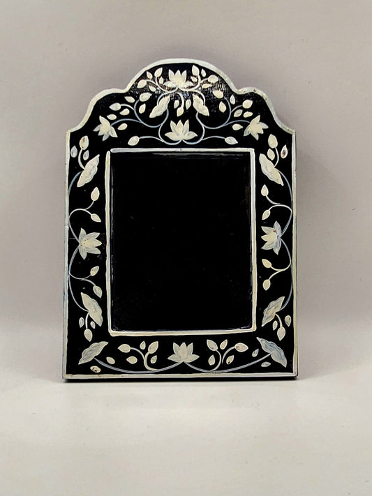 Blue and White Floral Pretty Frame