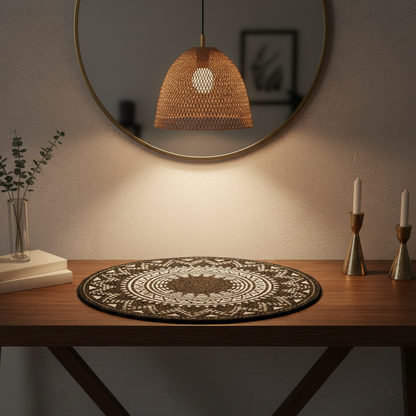 Handwoven Mandala Print Place mat