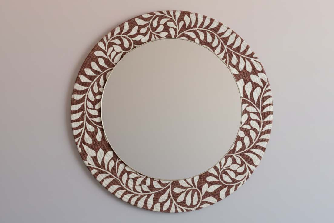 Round Mirror backdrop,